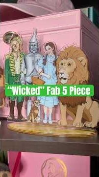 ‪@wickedmovie‬ Fab 5 Piece #wicked #wizardofoz #collection #art #forgood #dorothy #theozvlog