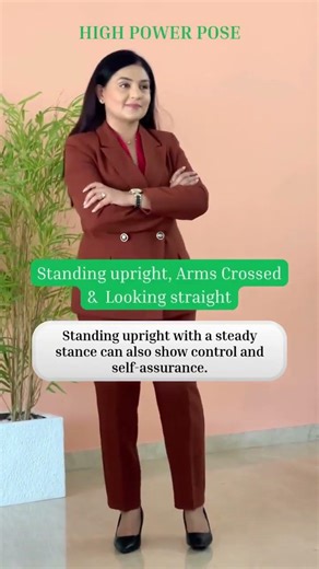 Low-power poses make you appear unsure; your body language speaks before words #bodylanguage #viral