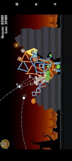 Angry Birds Halloween HD: Level 3-8 ( 3-Star Walkthrough 2010)