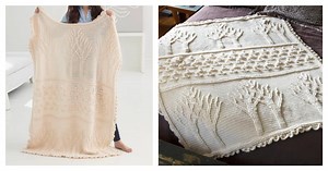 Tree of Life Afghan Blanket Free Crochet Pattern and Video Tutorial