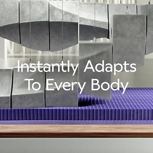 15K views | Only a Purple Mattress is instantly soft where you want it 笠 and firm where you need it . For every body + every sleep style.  Exclusively at purple.com/ca and Dormez-vous. | Purple | Facebook