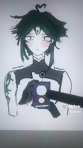 Genshin Impact Xiao and Aether Digital Art