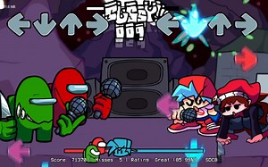 【神曲合集/动态模糊】fnf vs imposter but blackout双重麻烦曲目（康复训练）