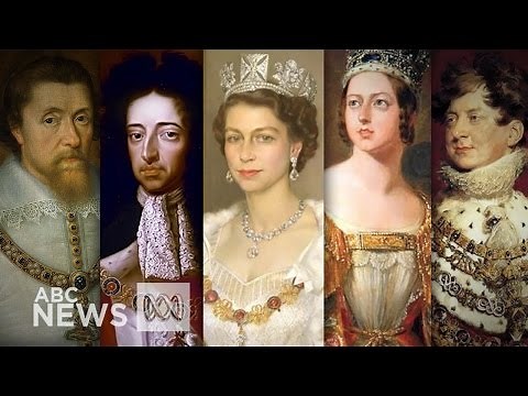 Time morph: All the British monarchs from James I to Elizabeth II