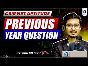Can you solve this previous year question ? | CSIR NET 2025