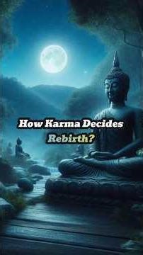 How Does Karma Decide Rebirth? 🙏 #shorts #rebirthmystery #trending