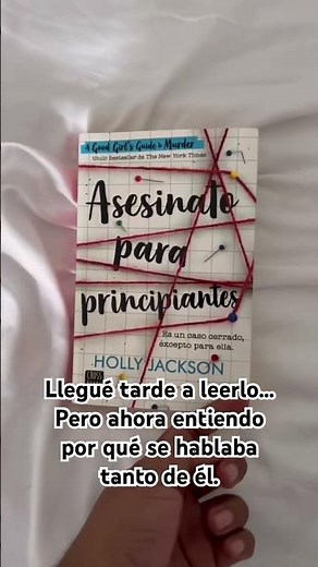 Asesinato para principiantes, un libro adictivo. #libros #booktok