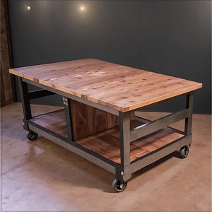 DIY Workbench Plans: Sturdy Wood Garage Table(PDF)