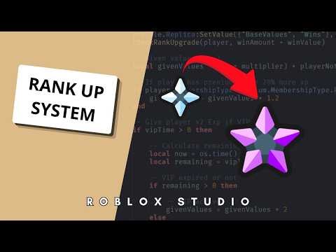 Roblox Studio - Rank Up System