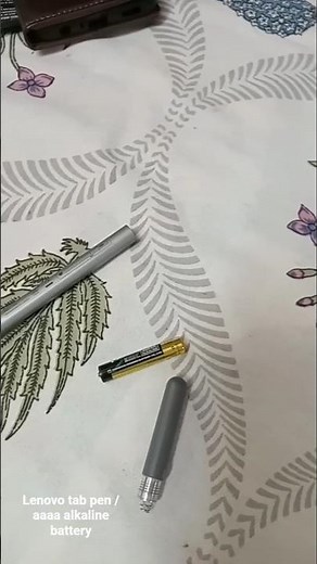 how to use aaaa alkaline battery in lenovo tab pen #lenovo #digitalpen