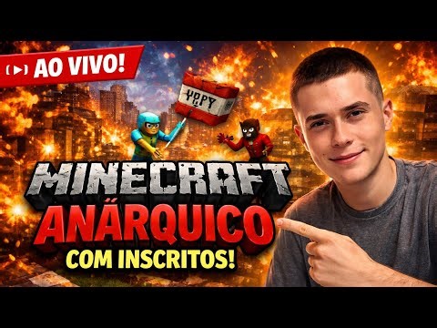 Quer jogar? é só colar!! | Minecraft ao vivo!