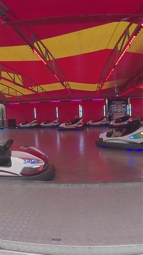 Dodgems Ride At Edward Danters Fun Fair
