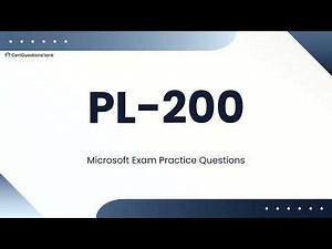 PL-200 Microsoft Power Platform Functional Consultant Exam Practice Questions with Explanations