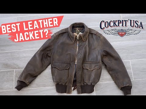 The Ultimate A2 Leather Flight Jacket | Cockpit USA