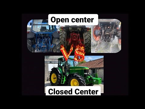 Open and closed center hydraulics, thing to watch when changing to a John Deere tractor