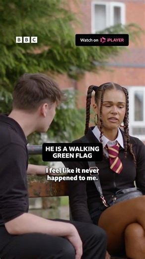 Painful history. Worse singing. Still his girl. #WaterlooRoad #GreenFlag #Students #Relationship #Love | Waterloo Road