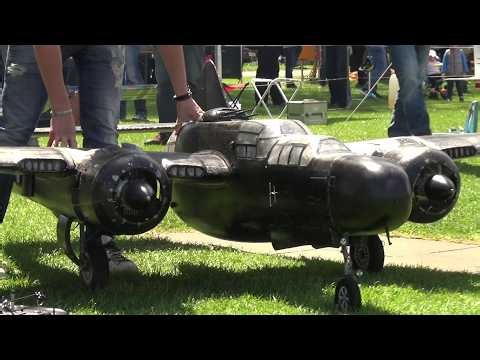 Northrop P-61 Black Widow RC Airplane Scale Model 2x Saito Engines