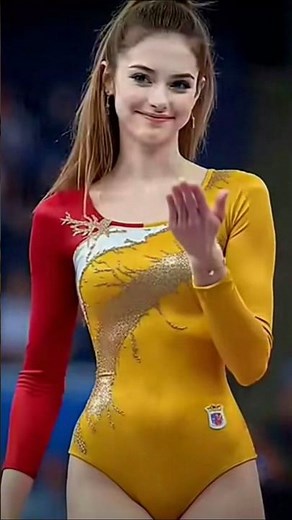 "Beautiful Girl Gymnast Floor Exercise Video | Best Gymnastic Performance"🔥😯🎉#shorts#explore@MrBeast