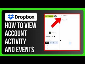 How to View Your Dropbox Account Activity Events
