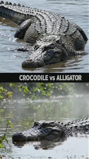 Alligator vs Crocodile | Ultimate Size, Speed & Power Comparison | Wildlife Documentary 🐊