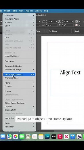 Vertical Align Tool #writing #indieauthor #indesign #bookdesign #printing #writingcommunity #books