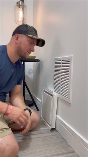 6.7M views · 90K reactions | Updating our ugly vent with this beautiful modern FITTES vent. #remodel #construction #homerenovation #realestate #design #entrepreneur #interiordesign #hardwork #woodworking #renovation #homedecor #tools #diy #carpentry #work #asmr #designer #homemade #engineering | WINNI | Facebook