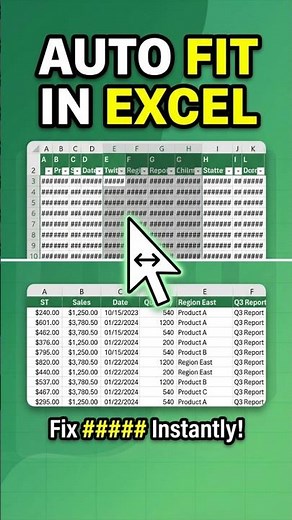 FASTEST AutoFit Secrets in Excel Now