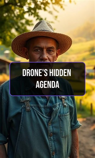 Discover the secret behind farming drones! #UrbanLegend #Mystery #Agriculture