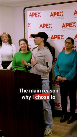 “The main reason why I chose to do electricity is because ever since I was little, I've known I wasn't good with the books, but I'm really good with my hands,” says a recent graduate of our Apex Technical School Electrical Program. At Apex, we offer hands-on education personalized to our students’ strengths. Programs like our Electrical training not only reflect where the workforce is heading - but ensure that Apex students graduate prepared, confident, and ready to meet employer demands. “The f