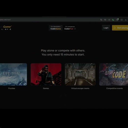 CodinGame vừa học, vừa chơi