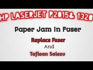 How To Resolved Paper Jam In Fuser Area issue in Hp Laserjet Printer