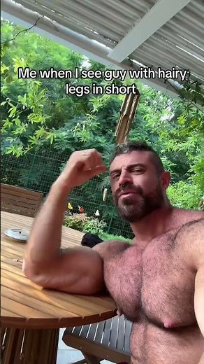 I love hairy legs 😍 #bear #gay #fyp