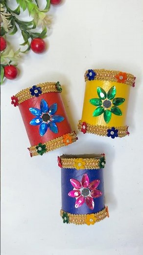 Cardboard roll Amazing craft ideas / cardboard roll craft #shorts