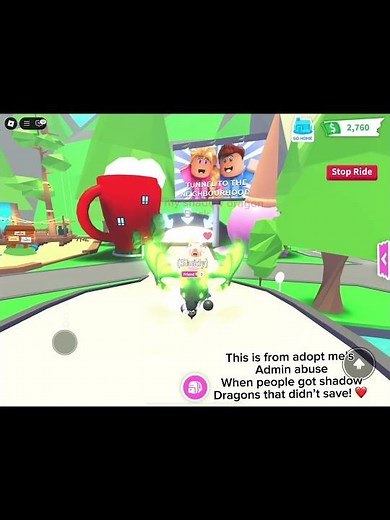 Adopt me couldve let us keep them 😂Bye shadow dragon!!! ❤️ @PlayAdoptMe #adoptme #foryou #roblox