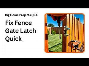 Fix Your Broken Fence Gate Latch Fast and Easy Tips