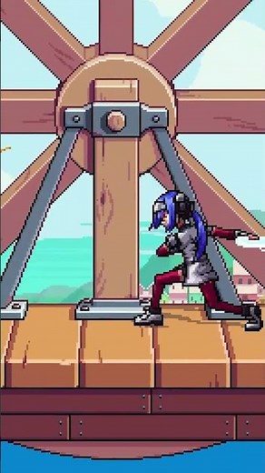Lea from CrossCode assist now available for Fraymakers Testers!