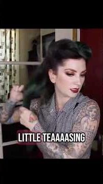 Mini Vintage Hair Tutorial Infinity Victory Rolls by CHERRY DOLLFACE