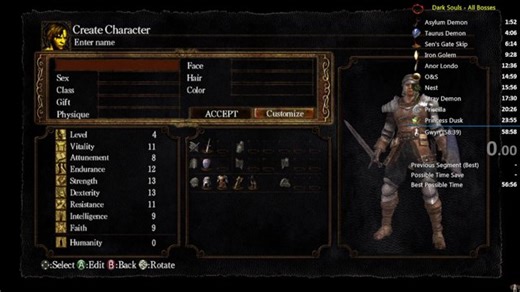 Dark Souls All Bosses Speedruns