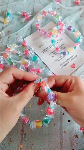 DIY "Sweetest" Candy Bracelets! 🍬 Easy No-Sew Accessory Tutorial