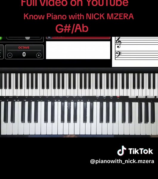 KNOW PIANO with NICK MZERA on TikTok