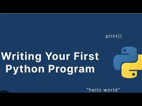 First python program : step by step explanation
