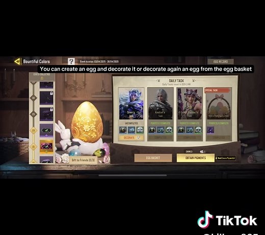 How to Decorate Eggs in CODM Event