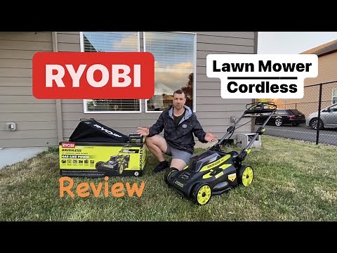 RYOBI Cordless Electric Self-Propelled Lawn Mower Review - Cordless Lawn Mower Electric review 40V