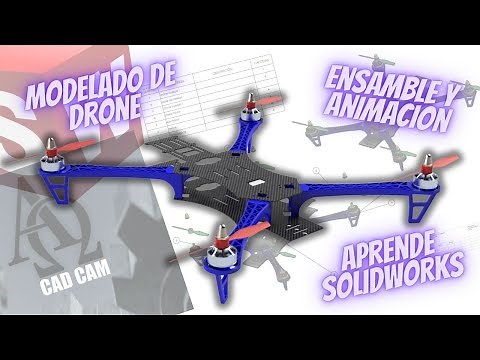 SolidWorks 2020 Diseño Drone tutorial
