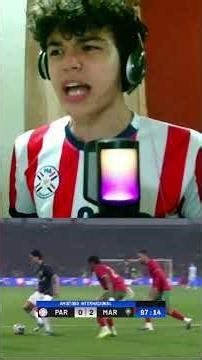 REACCIÓN AL GOL DE GUSTAVO CABALLERO - PARAGUAY 1-2 MARRUECOS #Paraguay #Marruecos #mundial2026