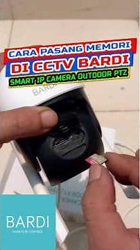 cara pasang memori di cctv bardi smart ip camera outdoor ptz #shorts