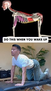 1M views · 10K reactions | RELIEVE BACK STIFFNESS IN THE MORNING WITH CAT & COW 殺殺殺#backpain #backpainrelief #yoga #catcow #lowbackpain #reelsfbシ | Keep Moving | Facebook