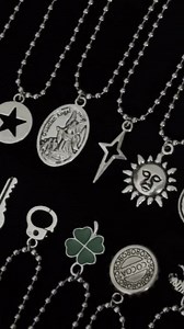 Silver Beaded Ball Necklace, Mens Pendant Necklace Silver Chain, Y2k Jewellery, Mens Charm Necklace, Silver Necklace, Alternative Jewellery - Etsy