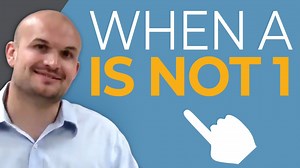 What do you have to know to solve a quadratic when a is not 1