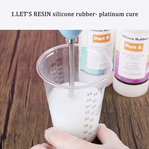 LET'S RESIN Silicone Mold Making Kit 36oz, 20A Flexible & Bubble Free Silicone Rubber, Translucent & 4H Fast Cure Liquid Silicone for Mold Maker, Mixing Ratio 1:1